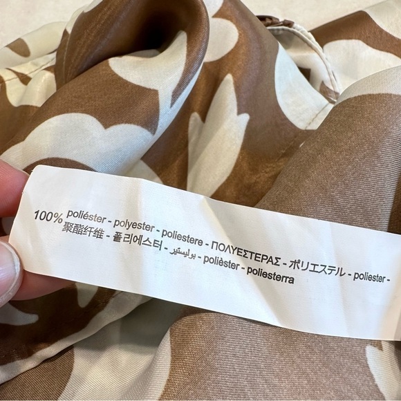 NWT Zara Satin Effect Wide Leg Chain Strap Jumpsuit - Picture 9 of 11